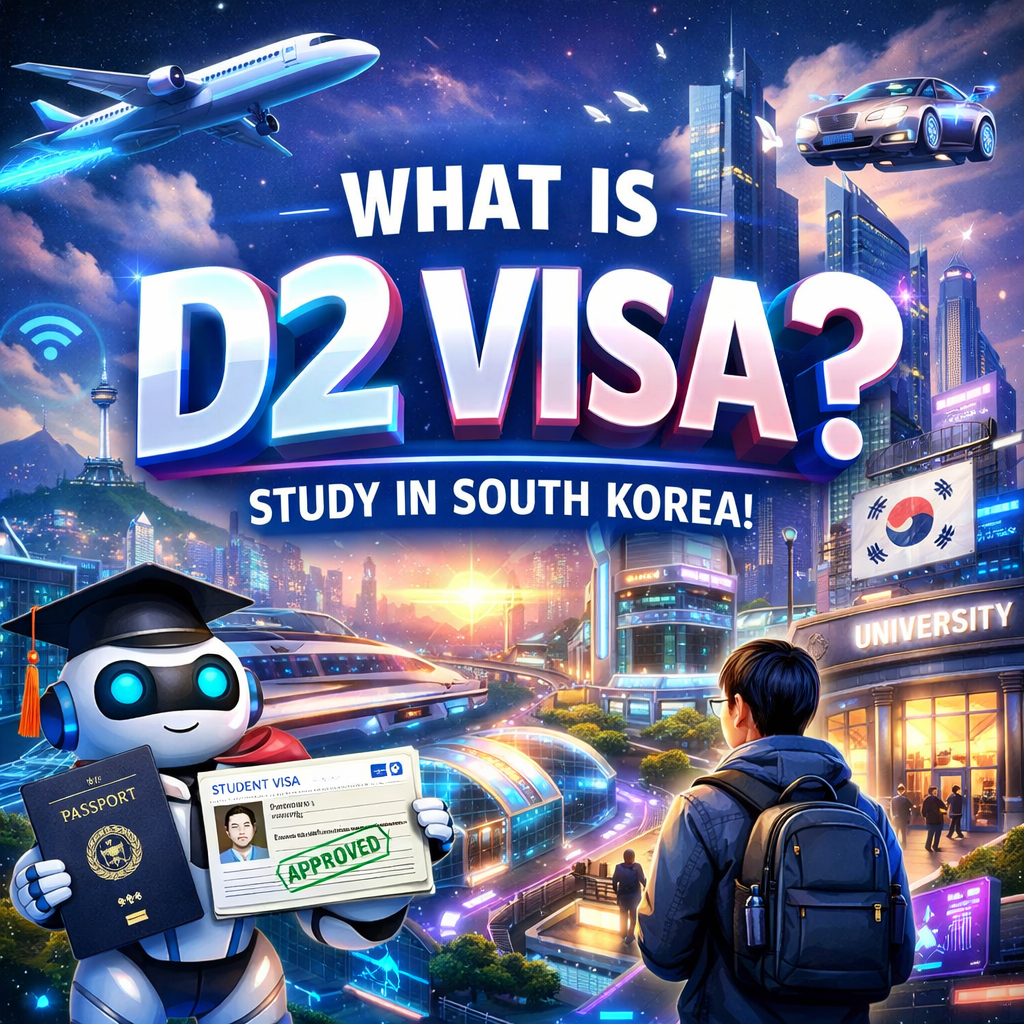 D-2 Student Visa for South Korea