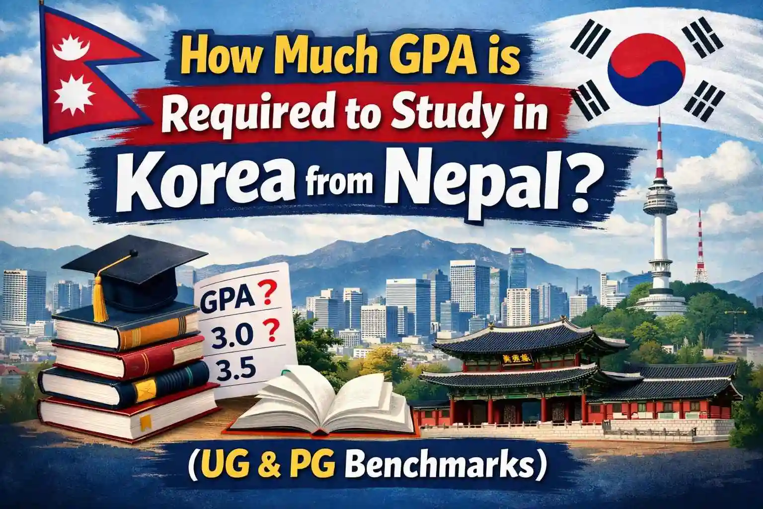 How Much GPA is Required to Study in Korea from Nepal? (UG & PG Benchmarks)